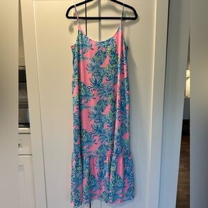 Lilly Pulitzer Winni Pineapple Midi Dress Size Medium